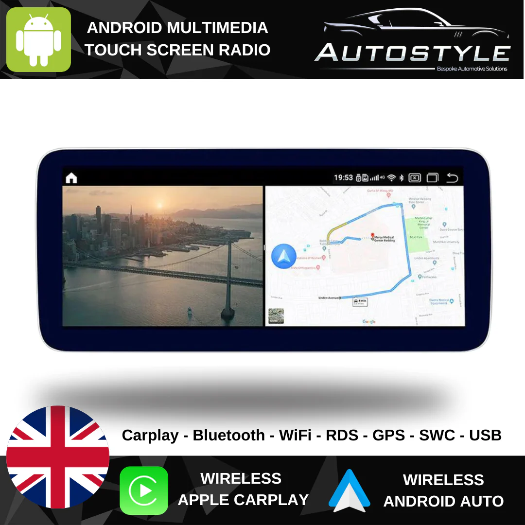 Mercedes-Benz G Class G350/G500/G63/G65 (2010-2017) Apple CarPlay Android Auto 10.25" Touch Screen - Image 7