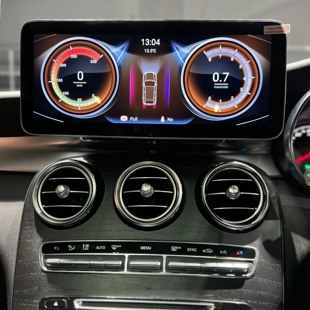 Mercedes-Benz W205 C Class (2014-2020) Apple CarPlay Android Auto 12.3" Touch Screen - Image 5