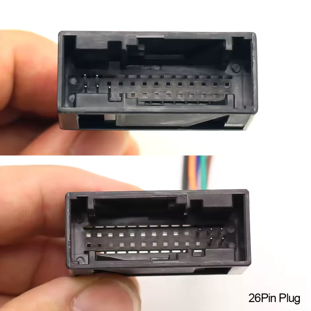 26 PIN RGB to CVBS (RCA) AV Signal Converter Adapter For VW Original Rear-view Camera - Image 2