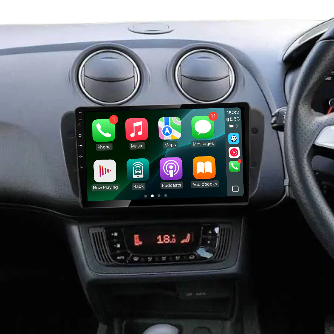 SEAT IBIZA (2008-2015) Apple Carplay / Android Auto 9" Stereo Upgrade - Image 4