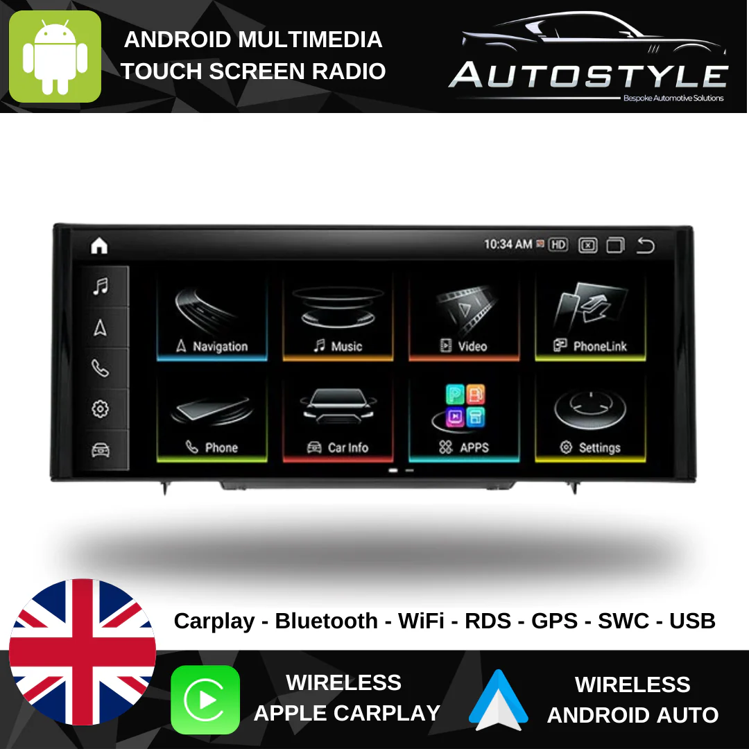 Audi S4 (2009-2016) Apple CarPlay Android Auto 10.25" Touch Screen RHD - Image 2