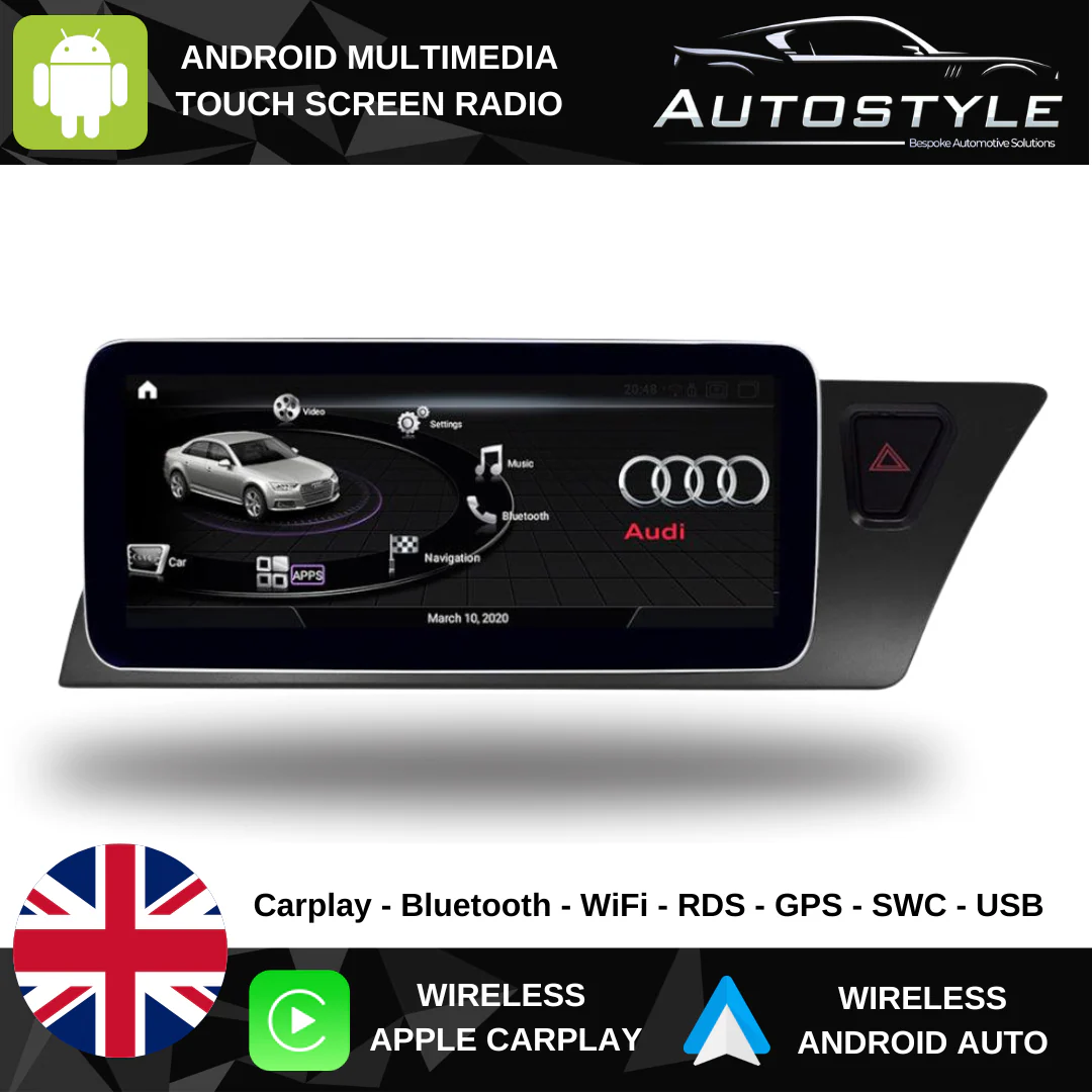 Audi A5 (2009-2016) Apple CarPlay Android Auto 10.25" Touch Screen RHD - Image 2