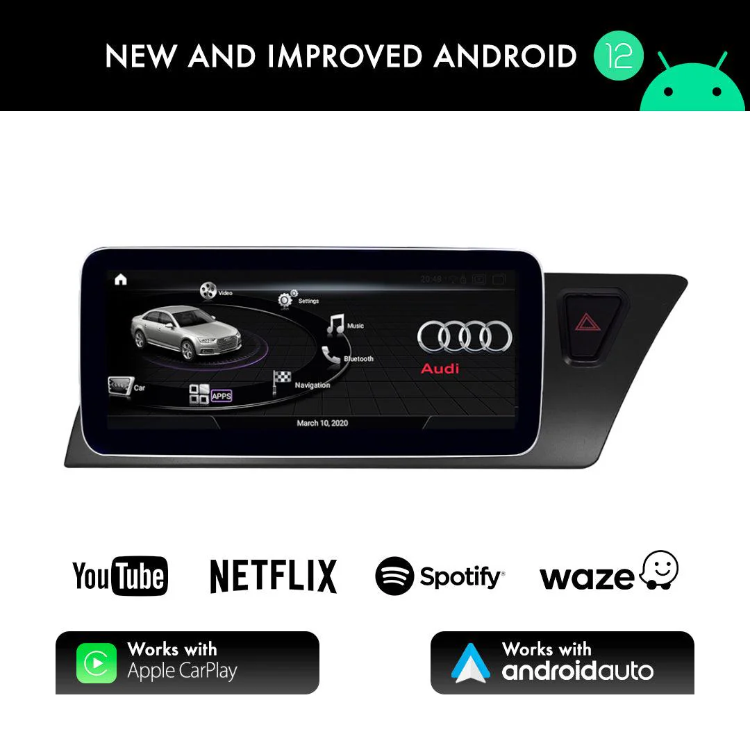Audi A5 (2009-2016) Apple CarPlay Android Auto 10.25" Touch Screen RHD - Image 4