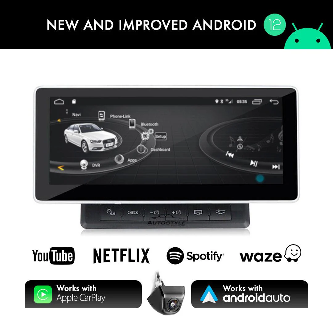 Audi A6 (C6) (2005-2011) Apple CarPlay Android Auto 10.25" Touch Screen Upgrade - Image 6
