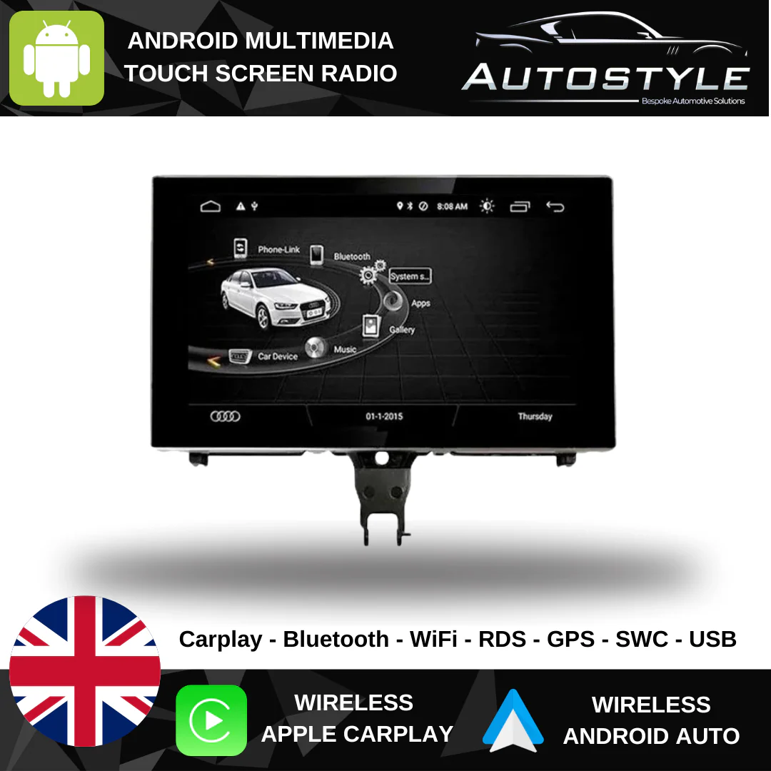 Audi A6  Apple Carplay / Android Auto 9" Flip-Out Stereo Upgrade (2011-2018) - Image 2