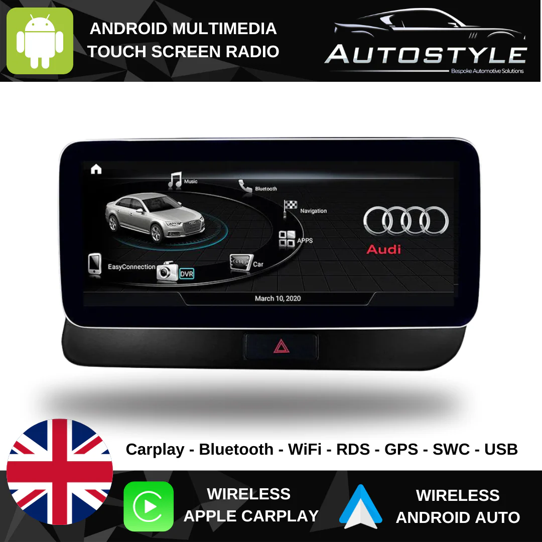 Audi Q5 (2009-2016) Apple CarPlay Android Auto 10.25" Touch Screen RHD - Image 2