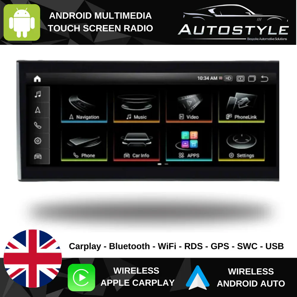 Audi Q7 (2016-ON) Apple CarPlay Android Auto 10.25" Touch Screen - Image 2