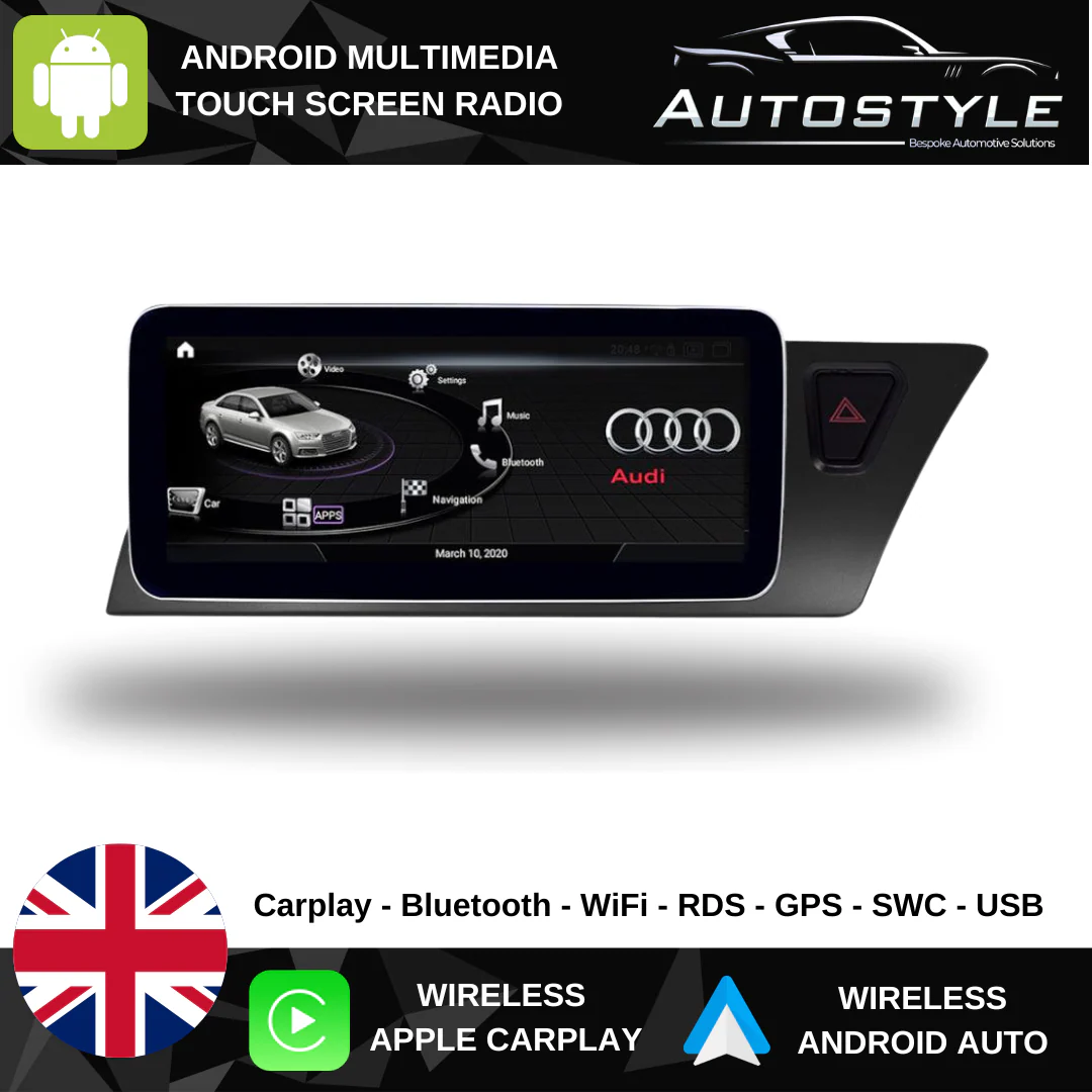 Audi RS4 (2009-2016) Apple CarPlay Android Auto 10.25" Touch Screen RHD - Image 2