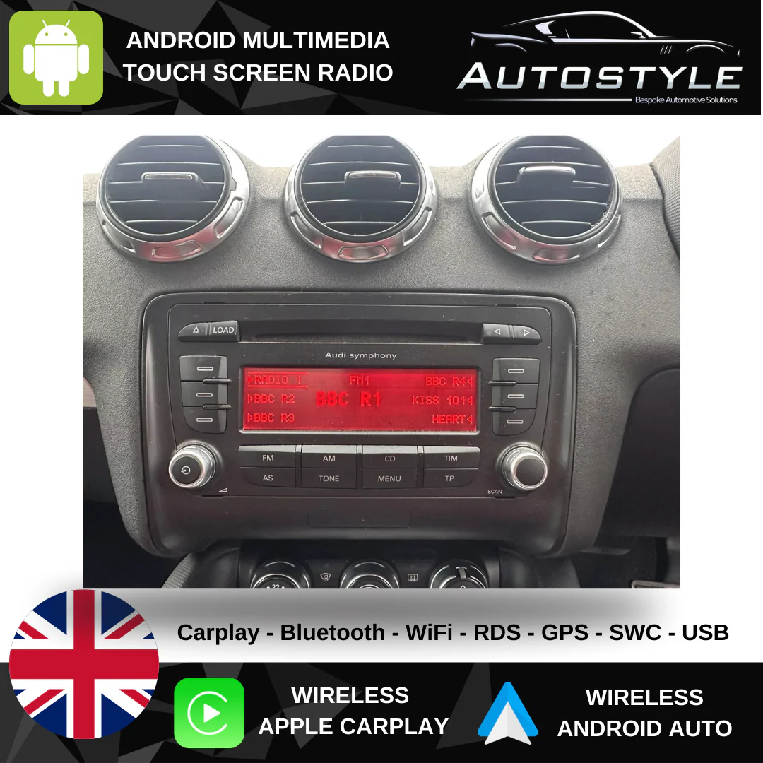 Audi TT Apple Carplay / Android Auto 9" Stereo Upgrade (2006-2014) - Image 10