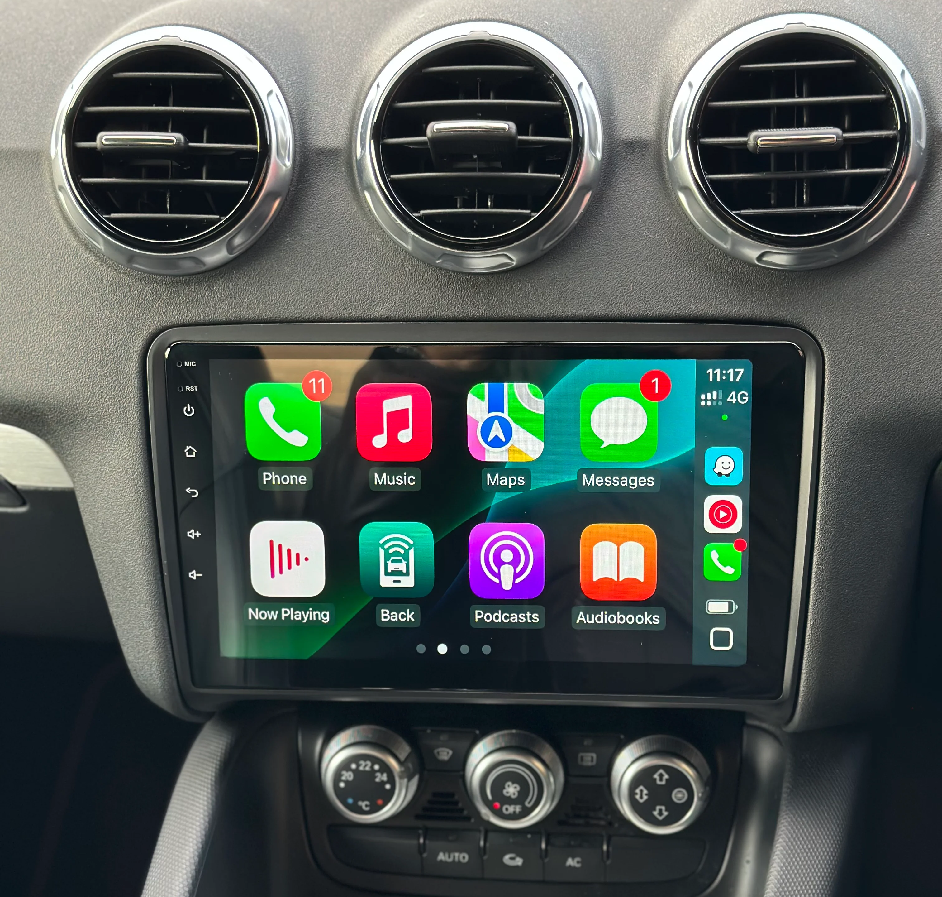 Audi TT Apple Carplay / Android Auto 9" Stereo Upgrade (2006-2014) - Image 3