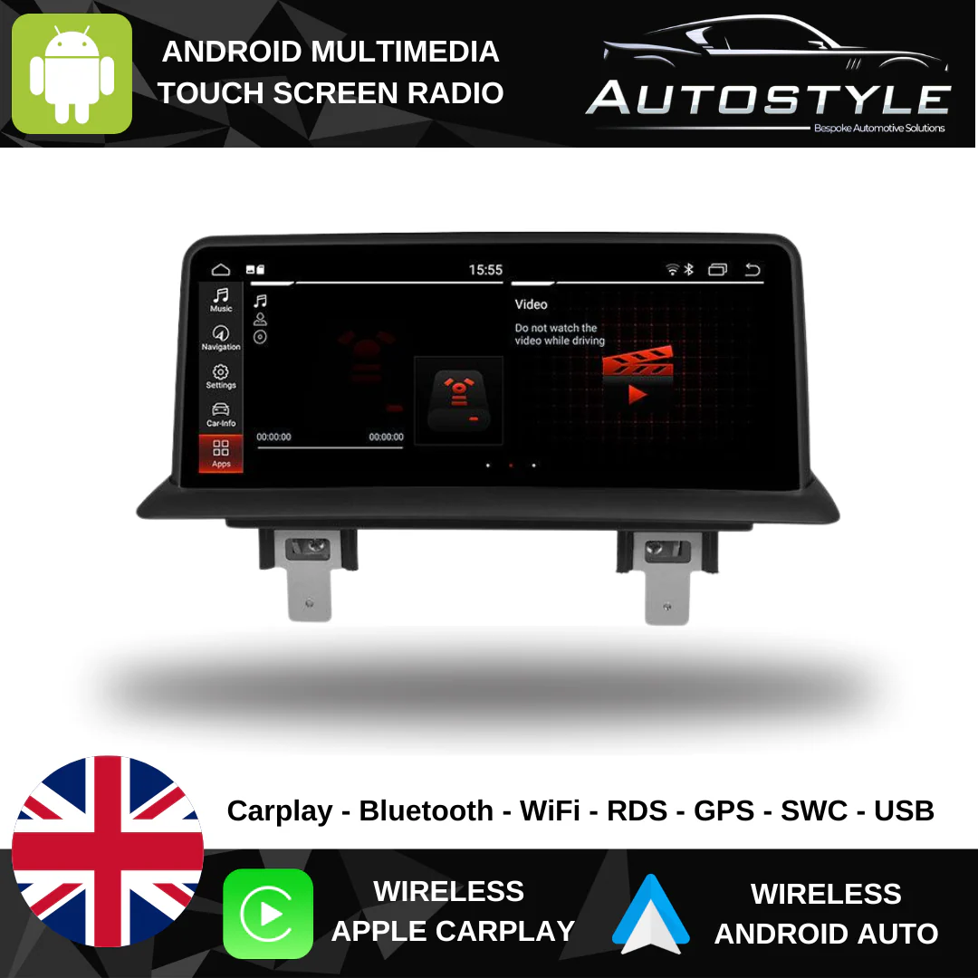 BMW 1 Series E81/E82/E87/E88 (2005-2012) Apple CarPlay Android Auto 10.25" Touch Screen - Image 2