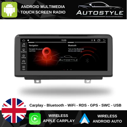 BMW 2 Series F23 (2013-2016) NBT Apple CarPlay Android Auto 10.25" Touch Screen - Image 2