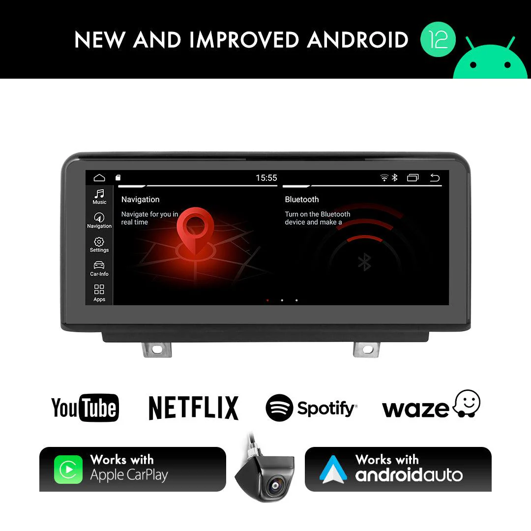 BMW 2 Series F23 (2013-2016) NBT Apple CarPlay Android Auto 10.25" Touch Screen - Image 5