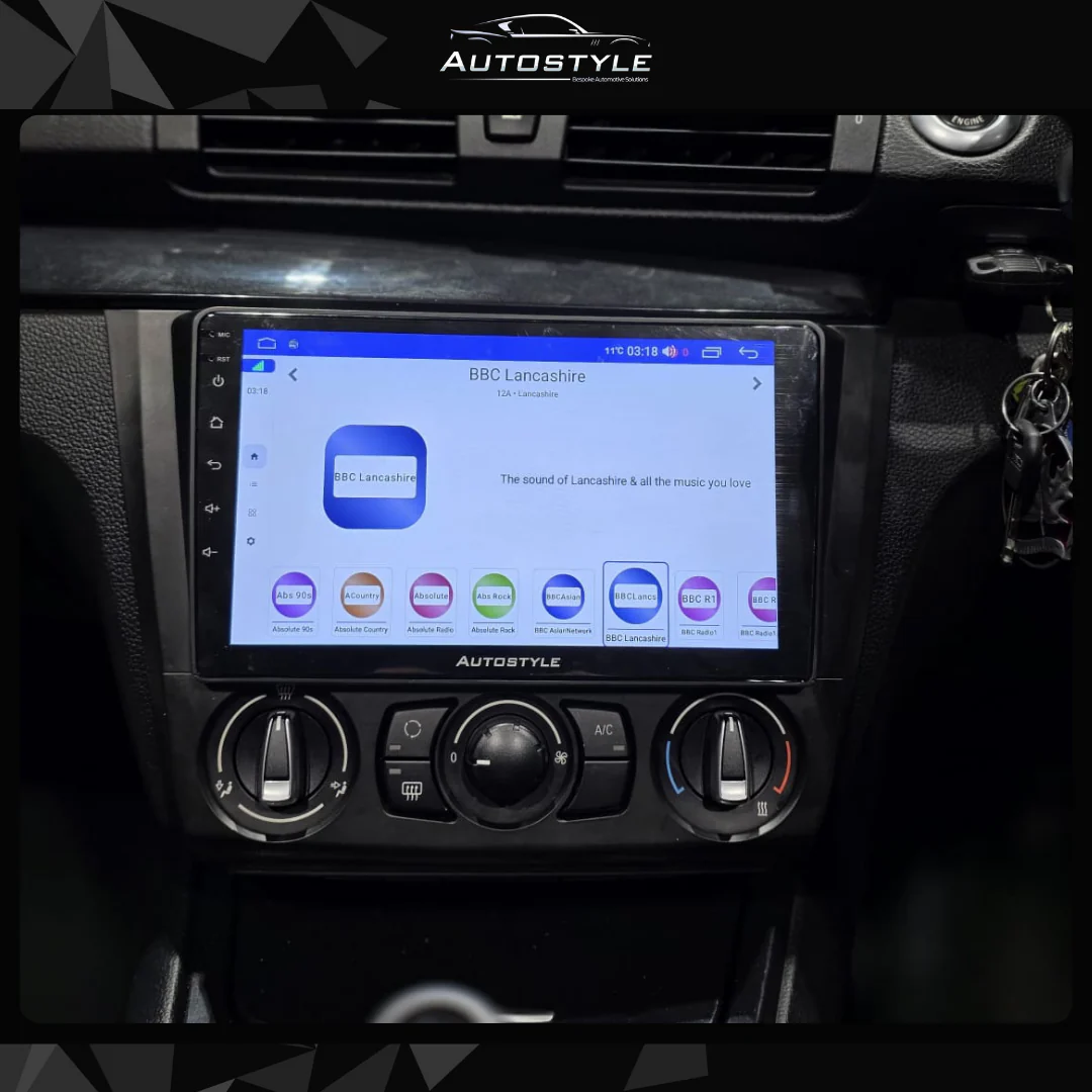 BMW 1 Series E81 E82 E87 E88 Apple Carplay / Android Auto 9" Stereo Upgrade (2004-2011) - Image 3