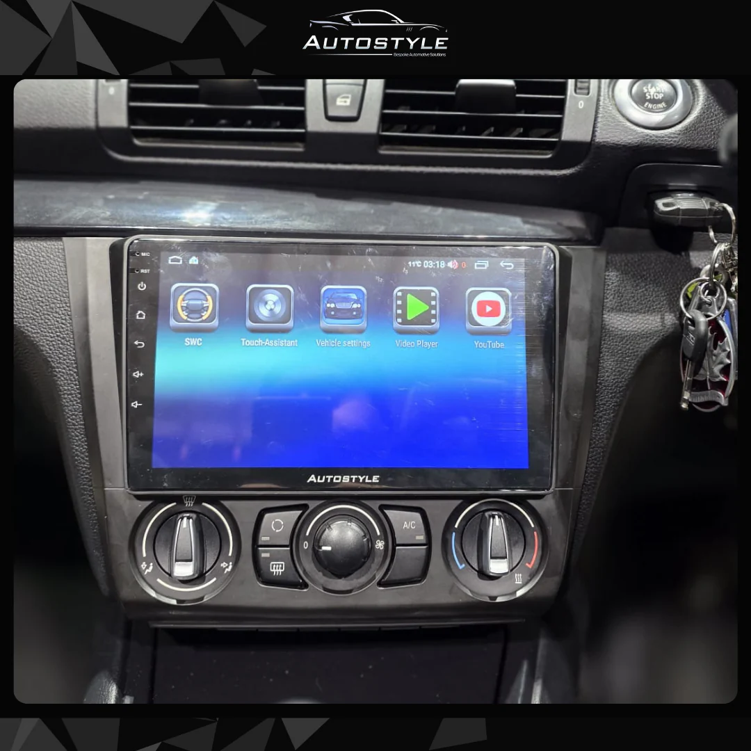 BMW 1 Series E81 E82 E87 E88 Apple Carplay / Android Auto 9" Stereo Upgrade (2004-2011) - Image 4