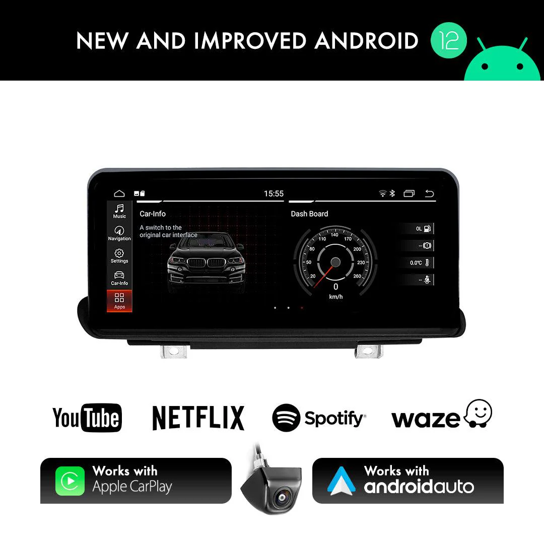 BMW X5 F15 (2014-2017) NBT Apple CarPlay Android Auto 10.25" Touch Screen - Image 4