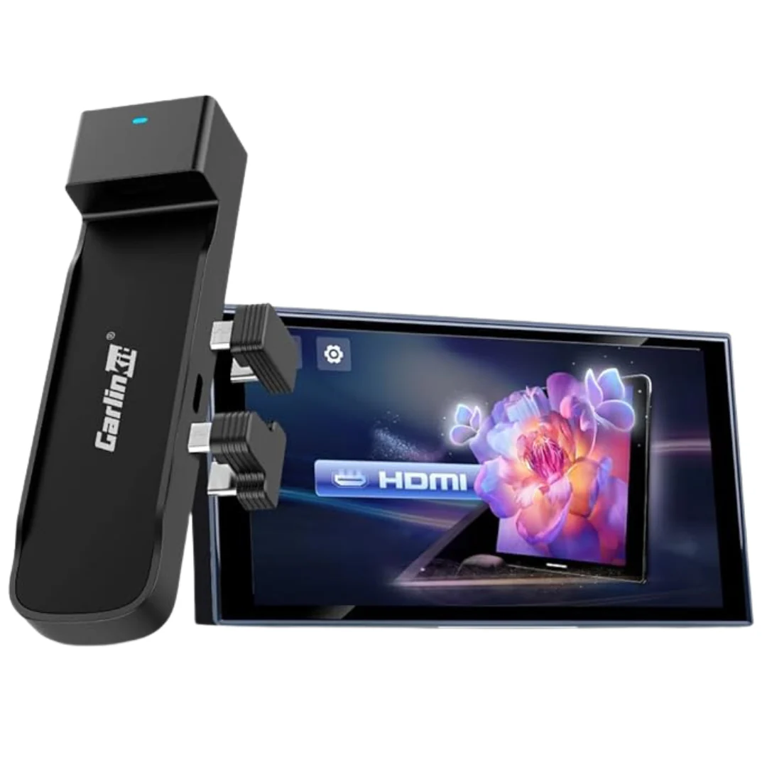 Carlinkit Wireless CarPlay & Android Auto Adapter, FireDrive Link Pro with HDMI for Fire TV Stick, Wireless Dongle & Car TV Converter for OEM Wired CarPlay Vehicles, Plug & Play