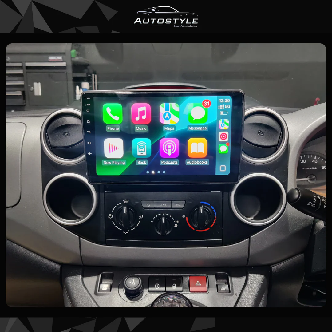 Citroen Berlingo 2, C2, C3 Apple Carplay / Android Auto 9" Stereo Upgrade (2001-2019) - Image 2