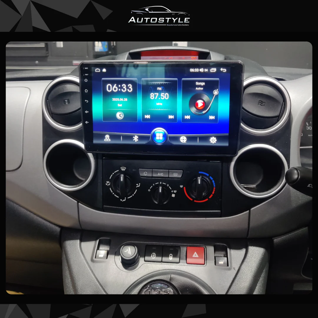 Citroen Berlingo 2, C2, C3 Apple Carplay / Android Auto 9" Stereo Upgrade (2001-2019) - Image 4