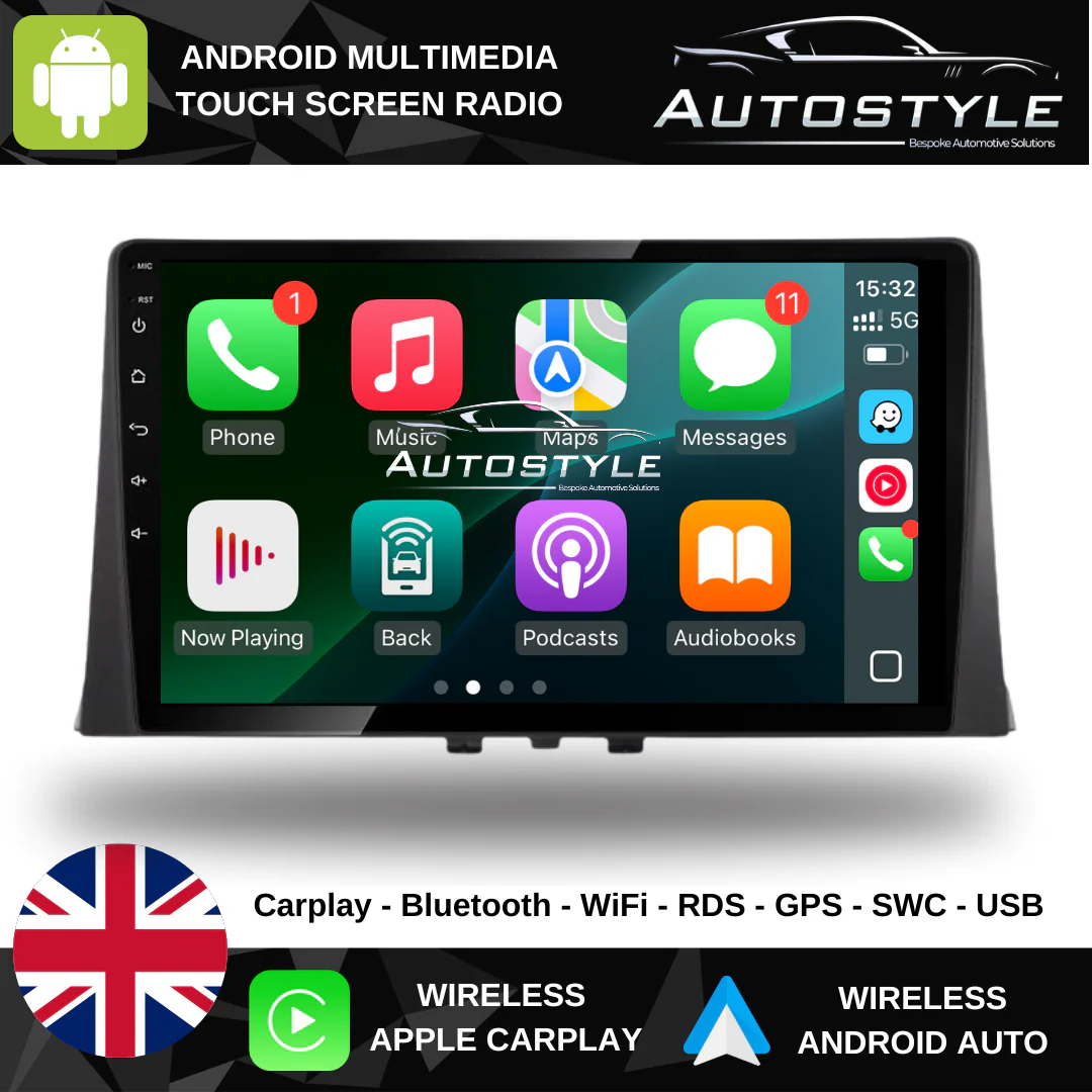 Citroen Berlingo Peugeot Partner Opel Combo 10" Apple Carplay / Android Auto Stereo Upgrade 2018-23 - Image 2