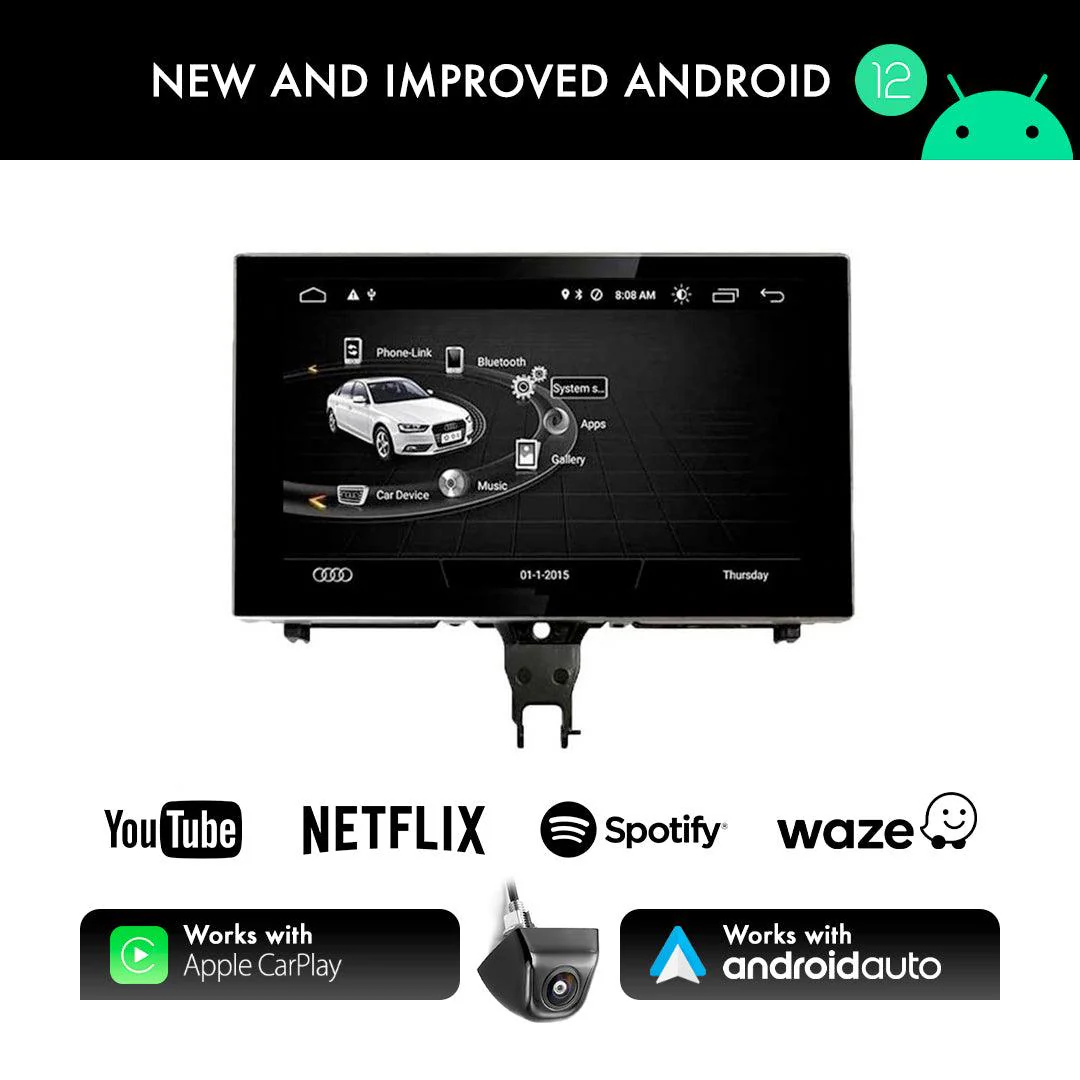 Audi A7 Apple Carplay / Android Auto 9" Flip-Out Stereo Upgrade (2011-2018) - Image 4