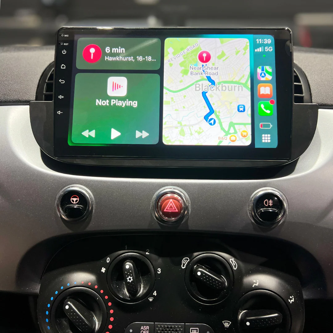 Fiat 500 Apple Carplay / Android Auto 9" Stereo Upgrade 2010-15 - Image 6