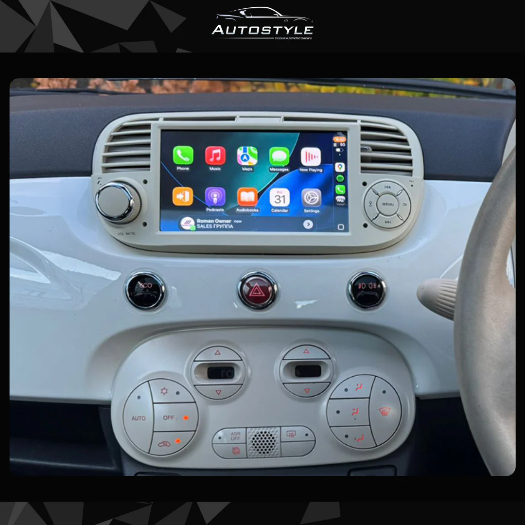 Fiat 500 / Abarth Apple Carplay / Android Auto 7" Stereo Upgrade 2010-15 - Image 3