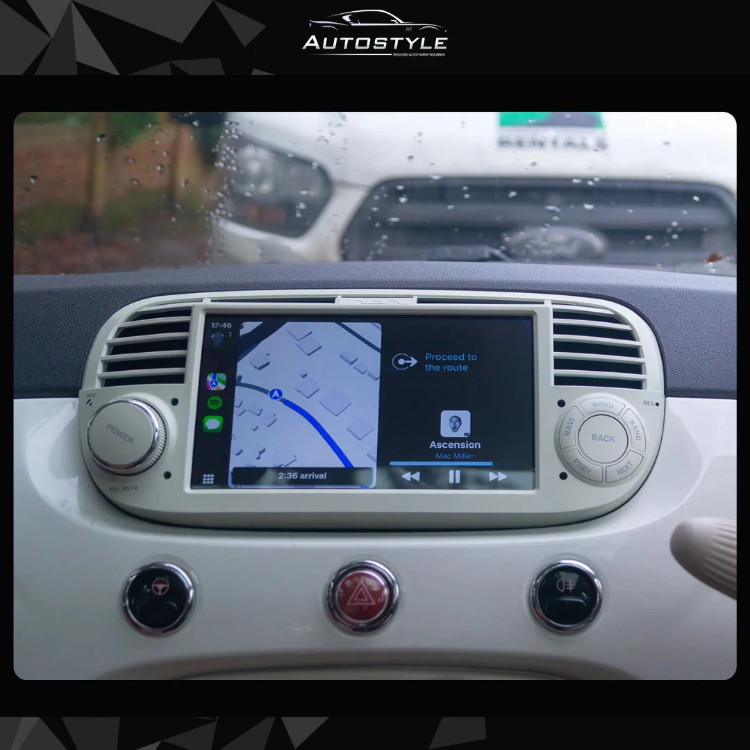 Fiat 500 / Abarth Apple Carplay / Android Auto 7" Stereo Upgrade 2010-15 - Image 4