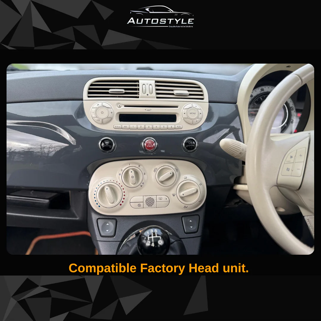 Fiat 500 / Abarth Apple Carplay / Android Auto 7" Stereo Upgrade 2010-15 - Image 5