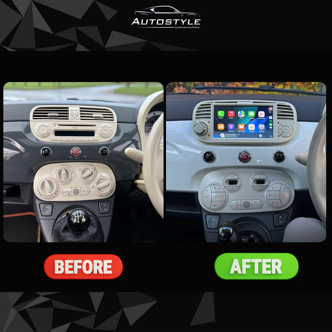 Fiat 500 / Abarth Apple Carplay / Android Auto 7" Stereo Upgrade 2010-15 - Image 6