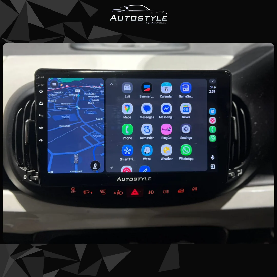 Fiat 500L Apple Carplay / Android Auto 10" Stereo Upgrade 2012-2022 - Image 3
