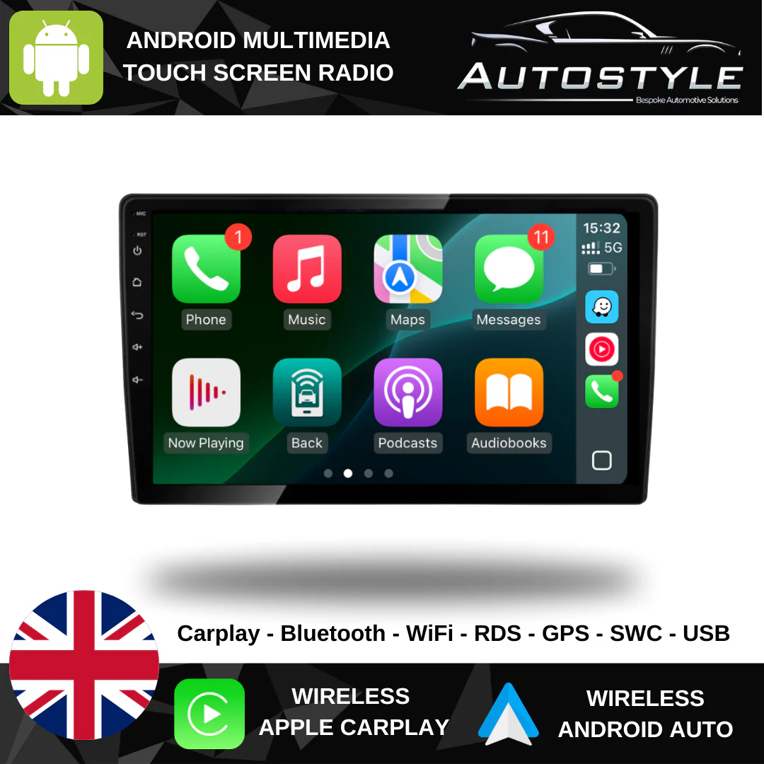 Ford C-Max S-Max Transit Connect Fiesta Fusion Galaxy Kuga Mondeo Focus Apple Carplay / Android Auto 9" Stereo Upgrade 2003-2010 - Image 2