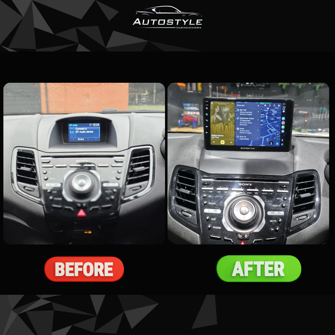 Ford Fiesta Apple Carplay / Android Auto 9" Stereo Upgrade (2008-2017) - Image 6