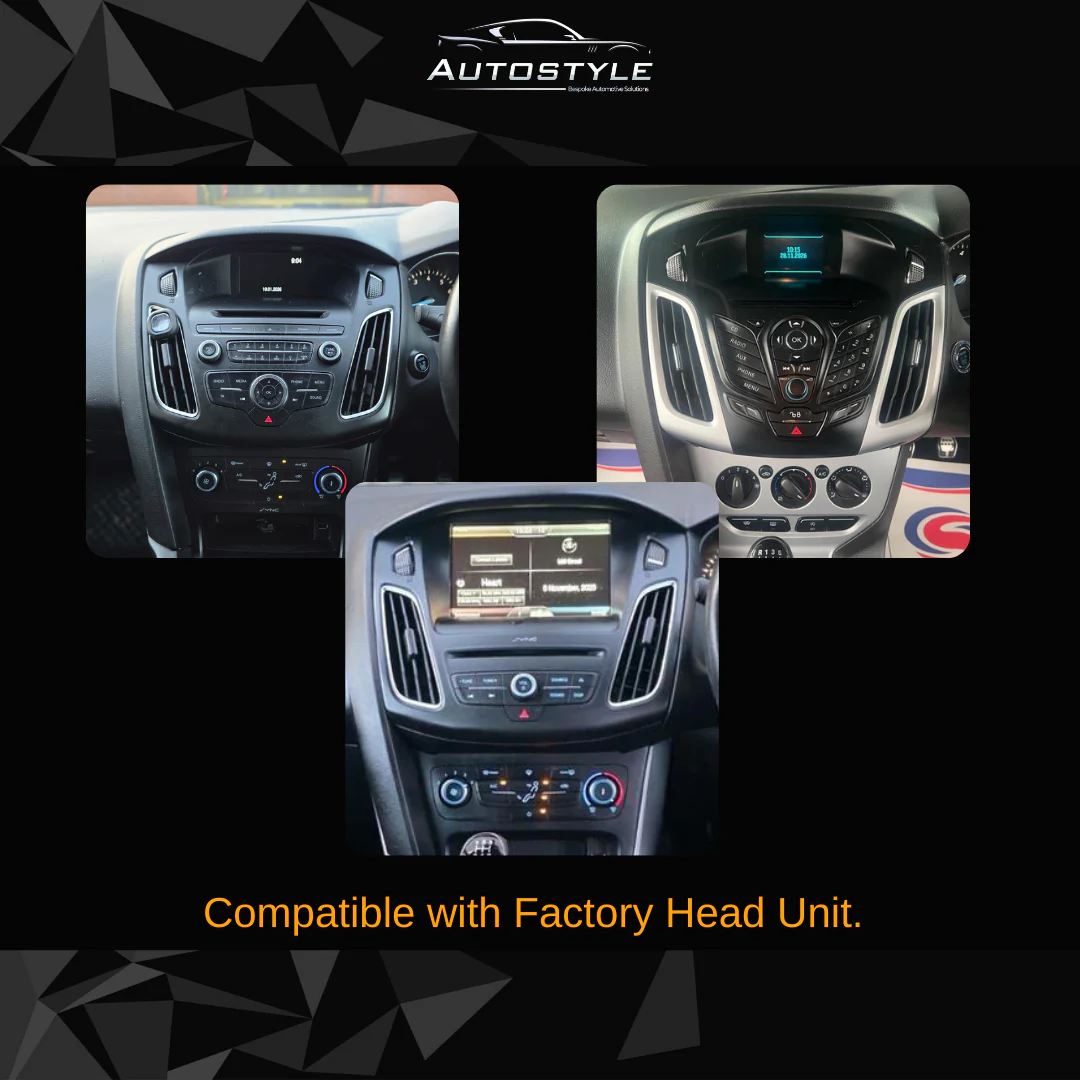 Ford Focus Apple Carplay / Android Auto 9" Stereo Upgrade (2011-18) - Image 5