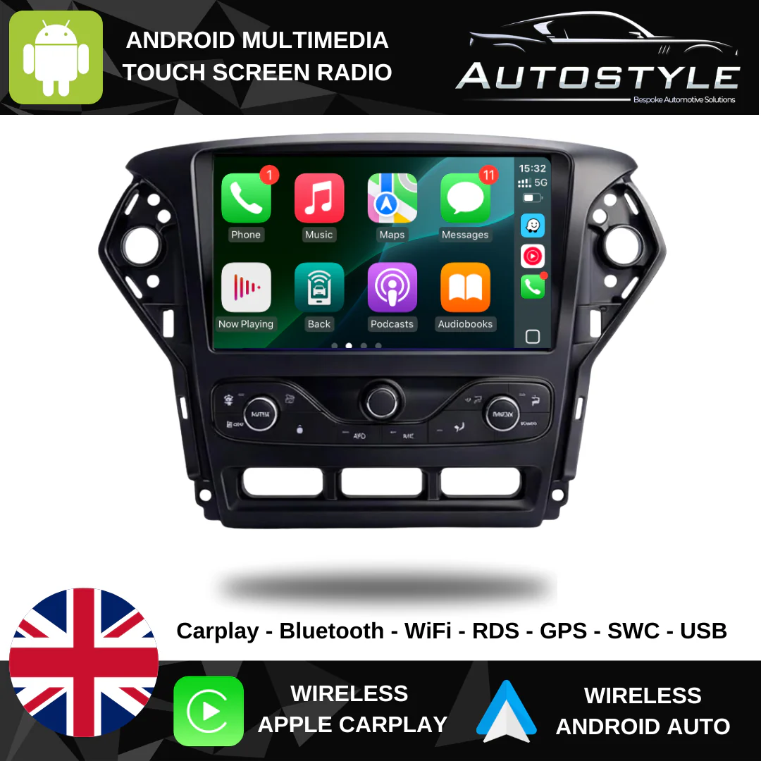 Ford Mondeo Apple Carplay / Android Auto 9" Stereo Upgrade 2010-2014 - Image 8