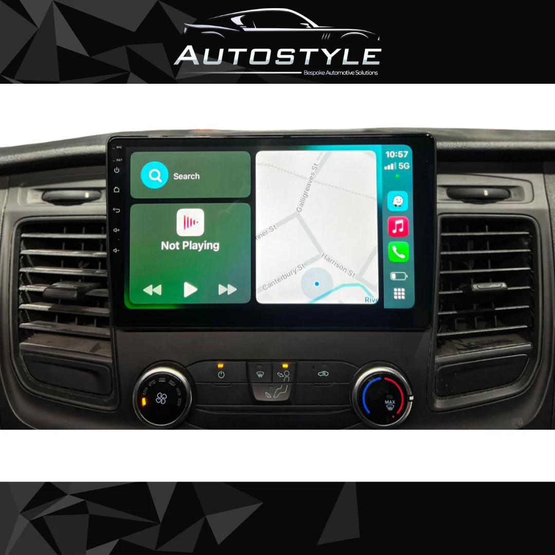 Ford Transit Custom Apple Carplay / Android Auto 10" Stereo Upgrade - Image 11