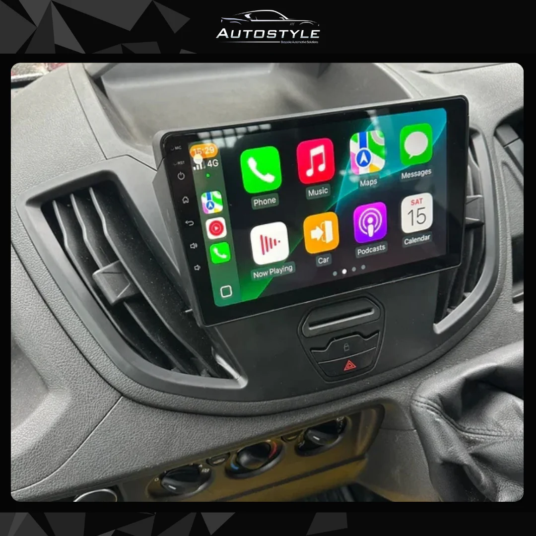 Ford Transit Custom Apple Carplay / Android Auto 9" Stereo Upgrade (2012-2018) - Image 3