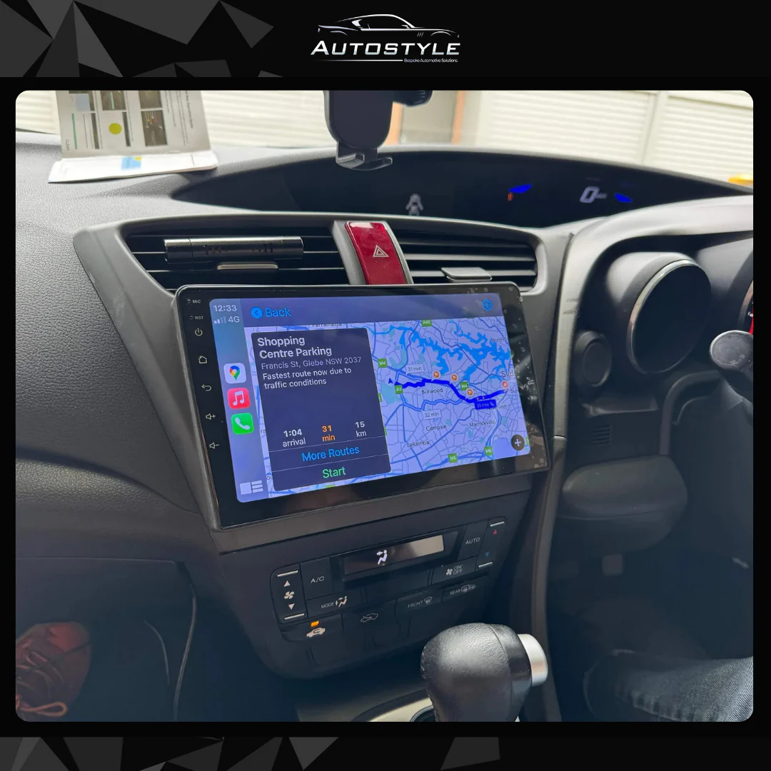Honda Civic 9 FK Apple Carplay / Android Auto 09" Stereo Upgrade 2011-2017 - Image 2
