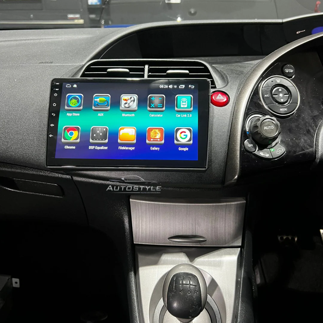 Honda Civic Apple Carplay / Android Auto 09" Stereo Upgrade 2005-11 - Image 6