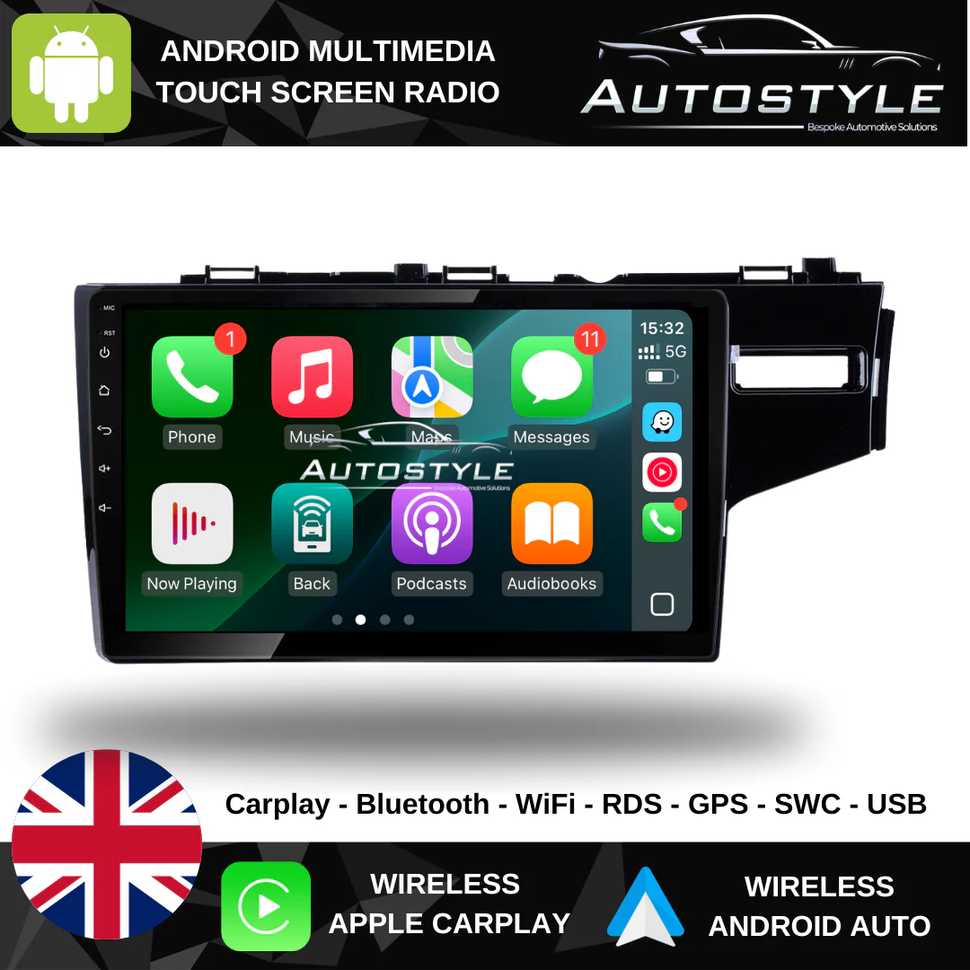Honda Jazz / Fit Apple Carplay / Android Auto 9" Stereo Upgrade 2013-2020 - Image 2