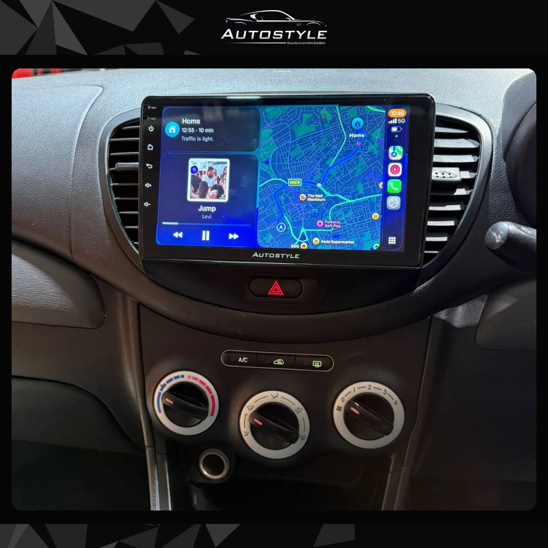 Hyundai i10 Apple Carplay / Android Auto 9" Stereo Upgrade (2007-12) - Image 4