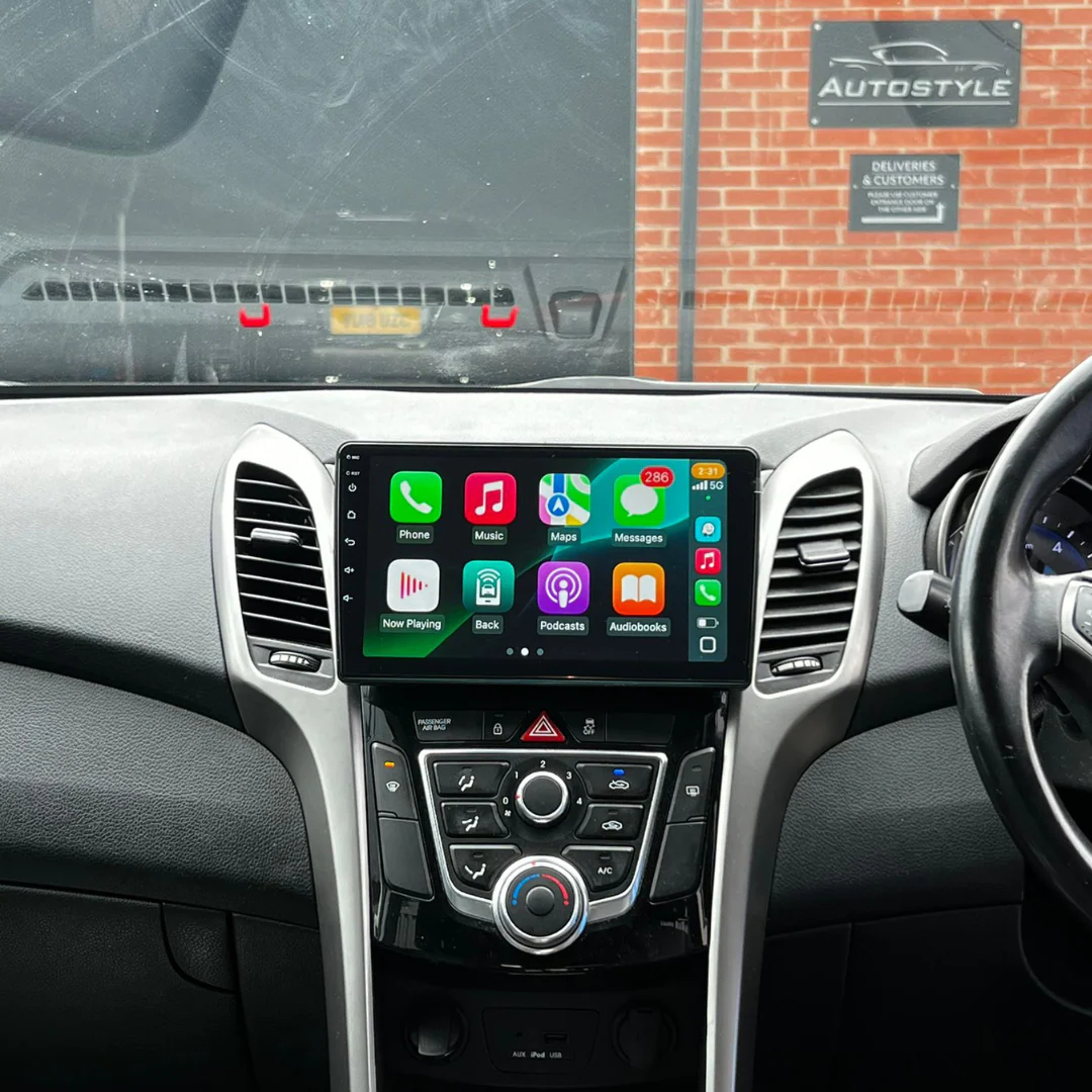 Hyundai i30 GD Elantra GT Apple Carplay / Android Auto 9" Stereo Upgrade 2011–17 - Image 3