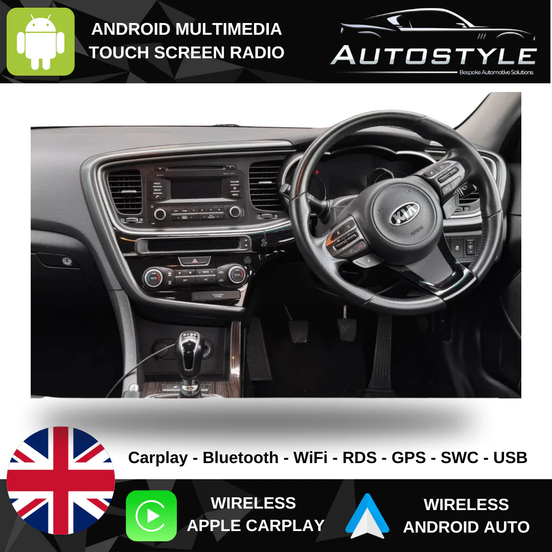 Kia Optima Apple Carplay / Android Auto 9" Stereo Upgrade 2011-15 - Image 3