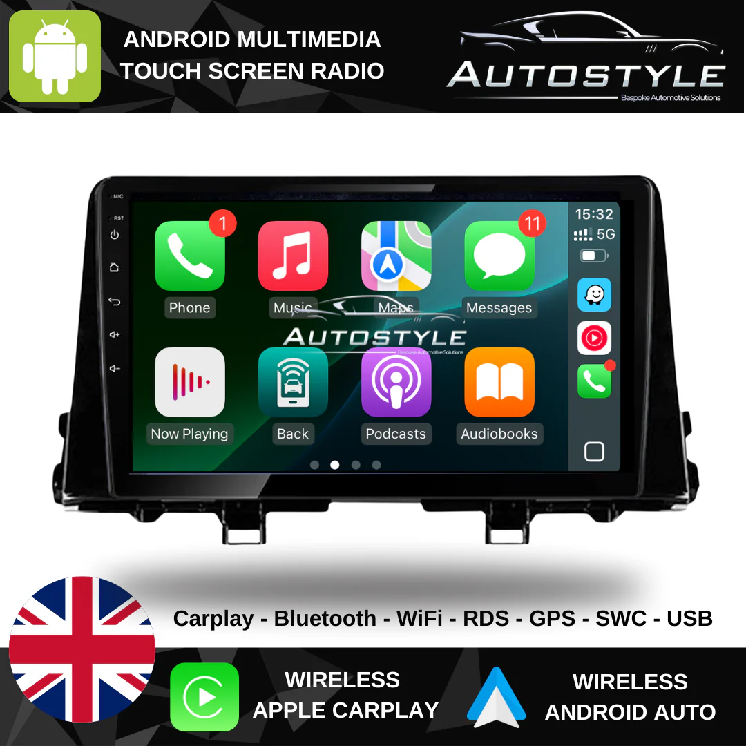 Kia Picanto Morning Apple Carplay / Android Auto 9" Stereo Upgrade 2017-2021 - Image 4