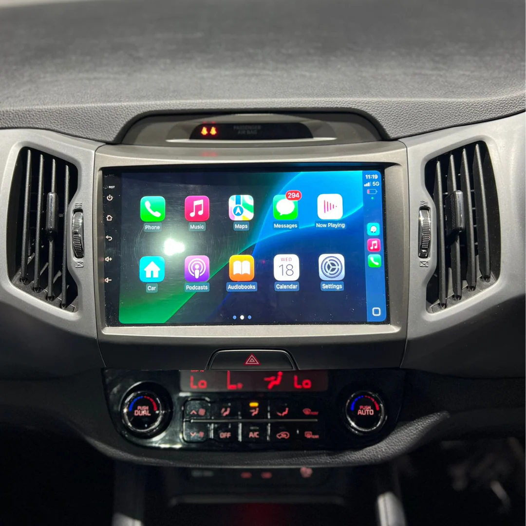 Kia Sportage Apple Carplay / Android Auto 9" Stereo Upgrade 2010-16 - Image 3