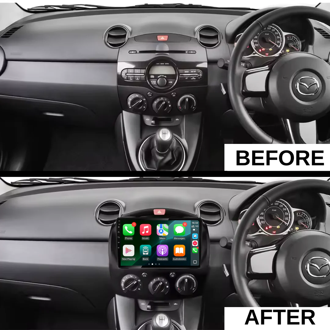 Mazda 2/ DE Demio Apple Carplay / Android Auto 9" Stereo Upgrade 2007-2015 - Image 8