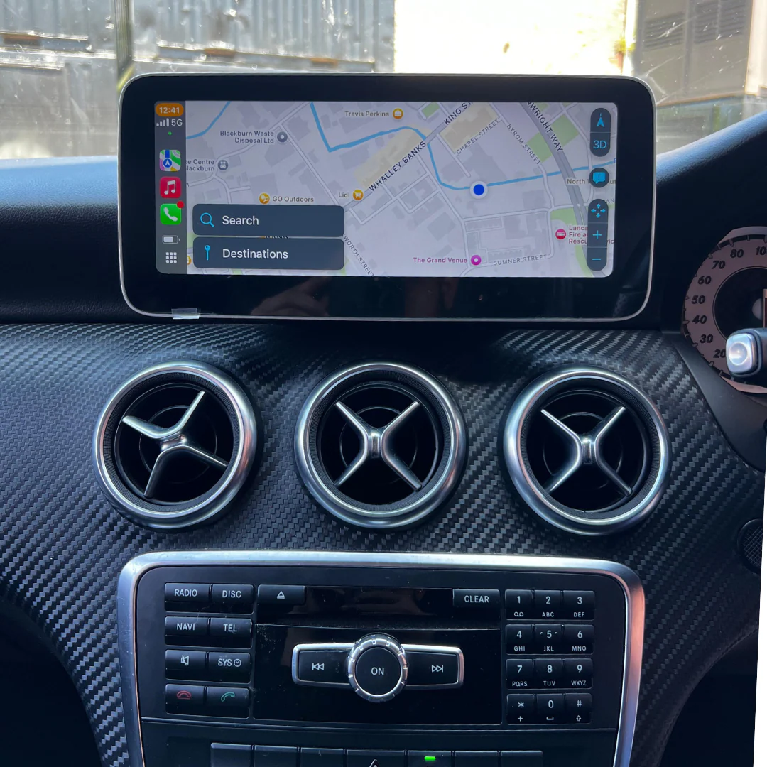 Mercedes-Benz A Class W176 (2012-2018) Apple CarPlay Android Auto 10.25" Touch Screen - Image 5