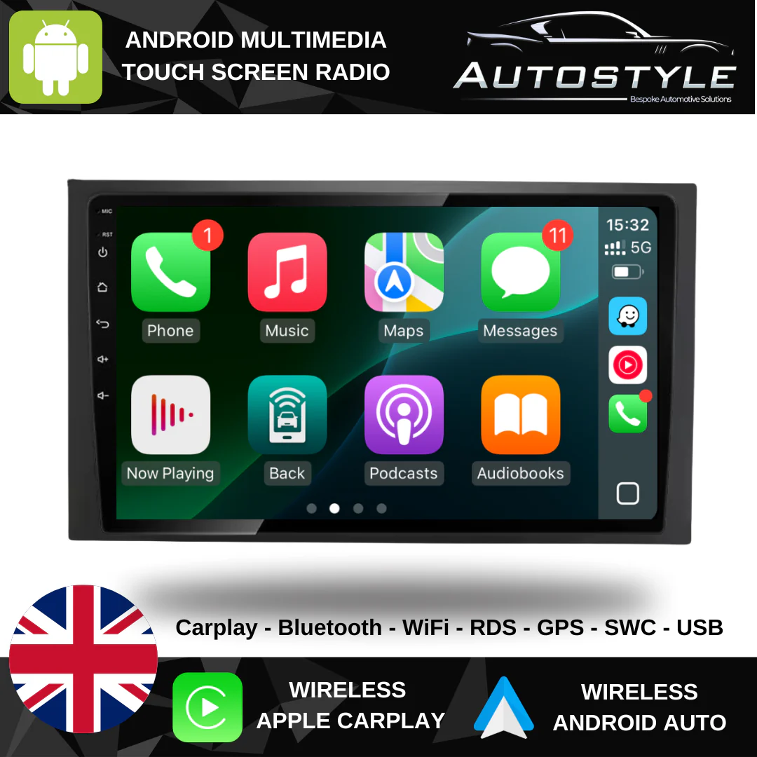 Mercedes-Benz Actros Apple Carplay / Android Auto 9" Stereo Upgrade 2011-23 - Image 2