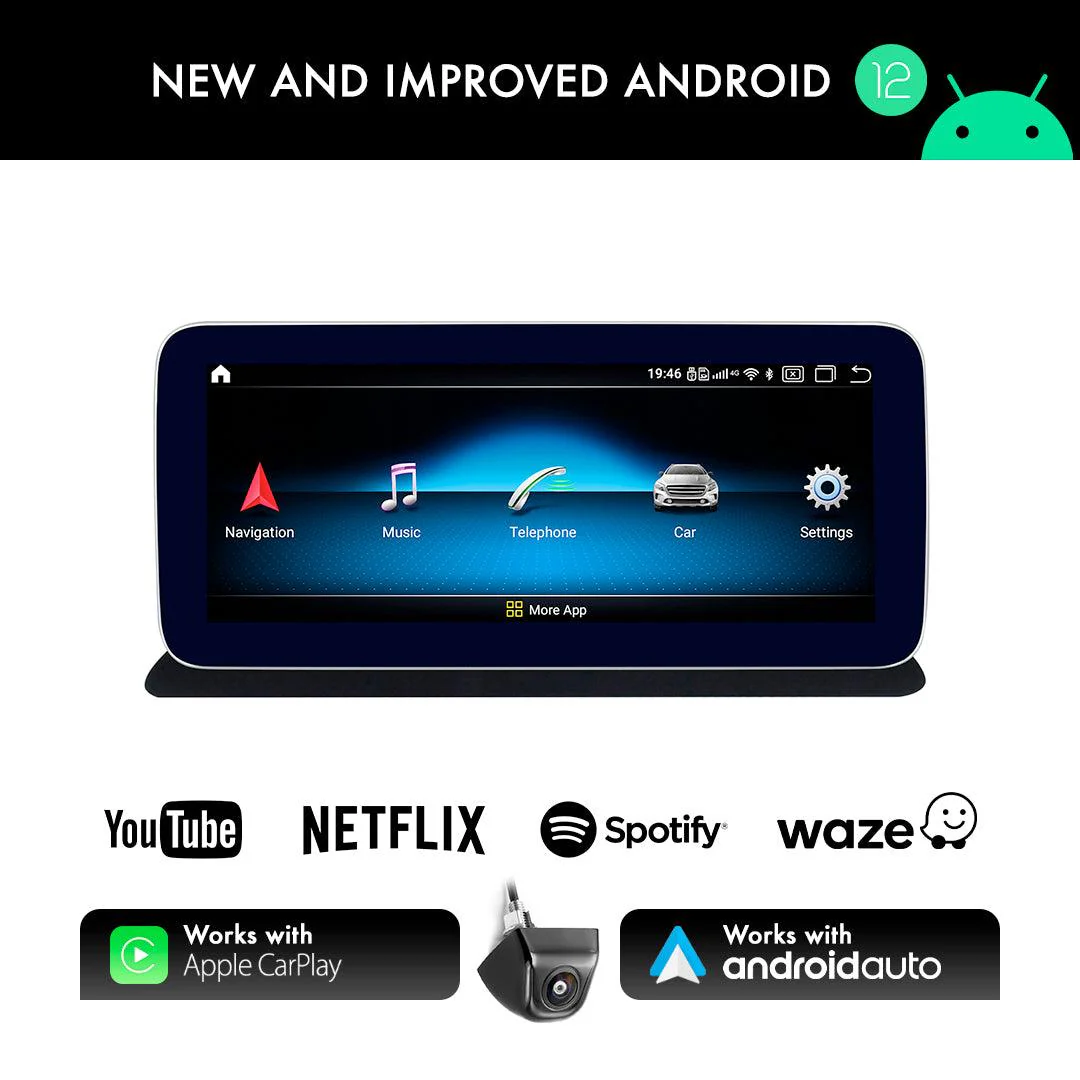 Mercedes-Benz CLS 400 W218 (2010-2012/2015) Apple CarPlay Android Auto 10.25" Touch Screen - Image 5