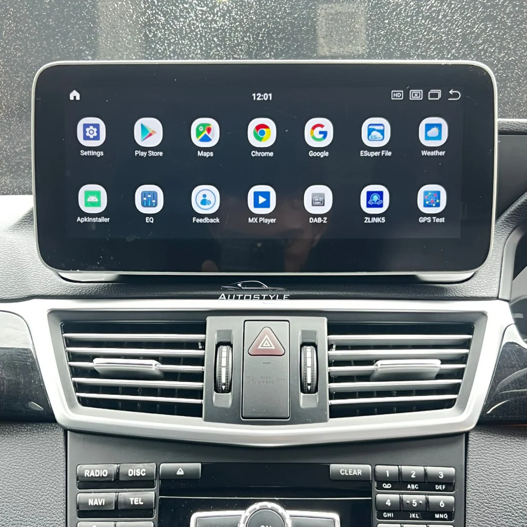 Mercedes-Benz E Class C207/A207 (2010-2016) Apple CarPlay Android Auto 10.25" Touch Screen RHD 2-Door Coupe - Image 5